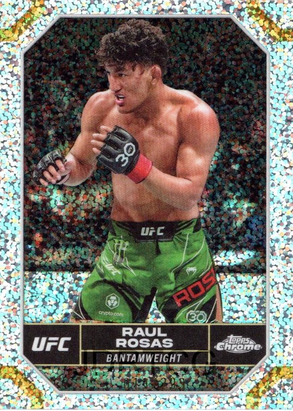Raul Rosas 2024 Topps Chrome UFC Base #161 Speckle Refractor