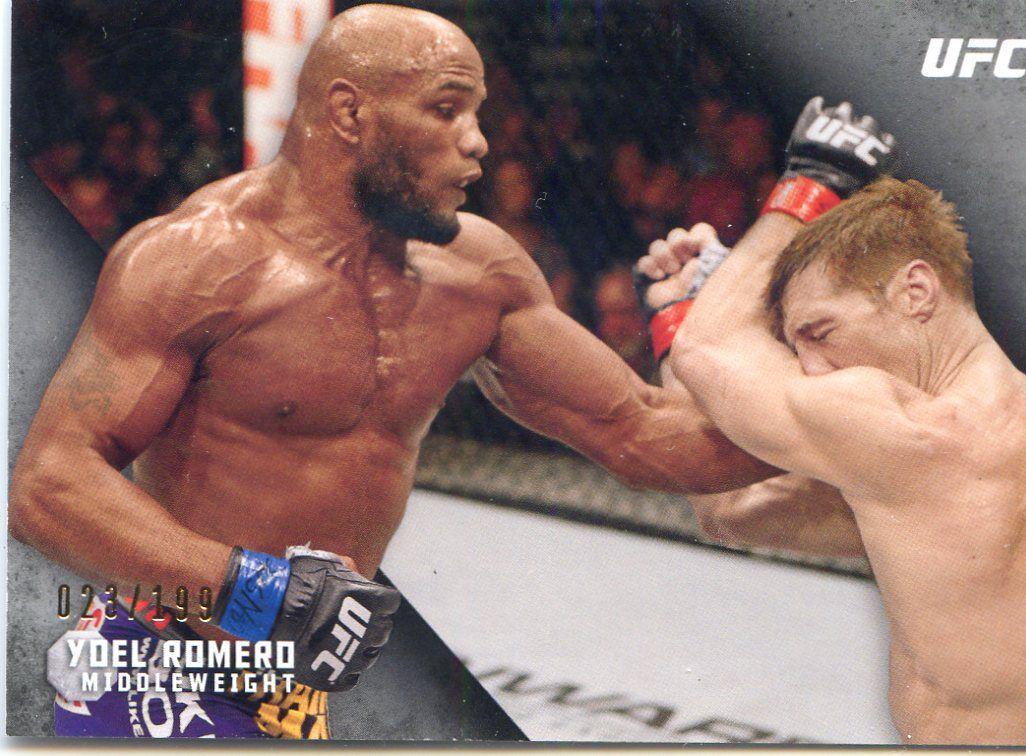 Yoel Romero 2015 Topps UFC Knockout Base #98 Silver
