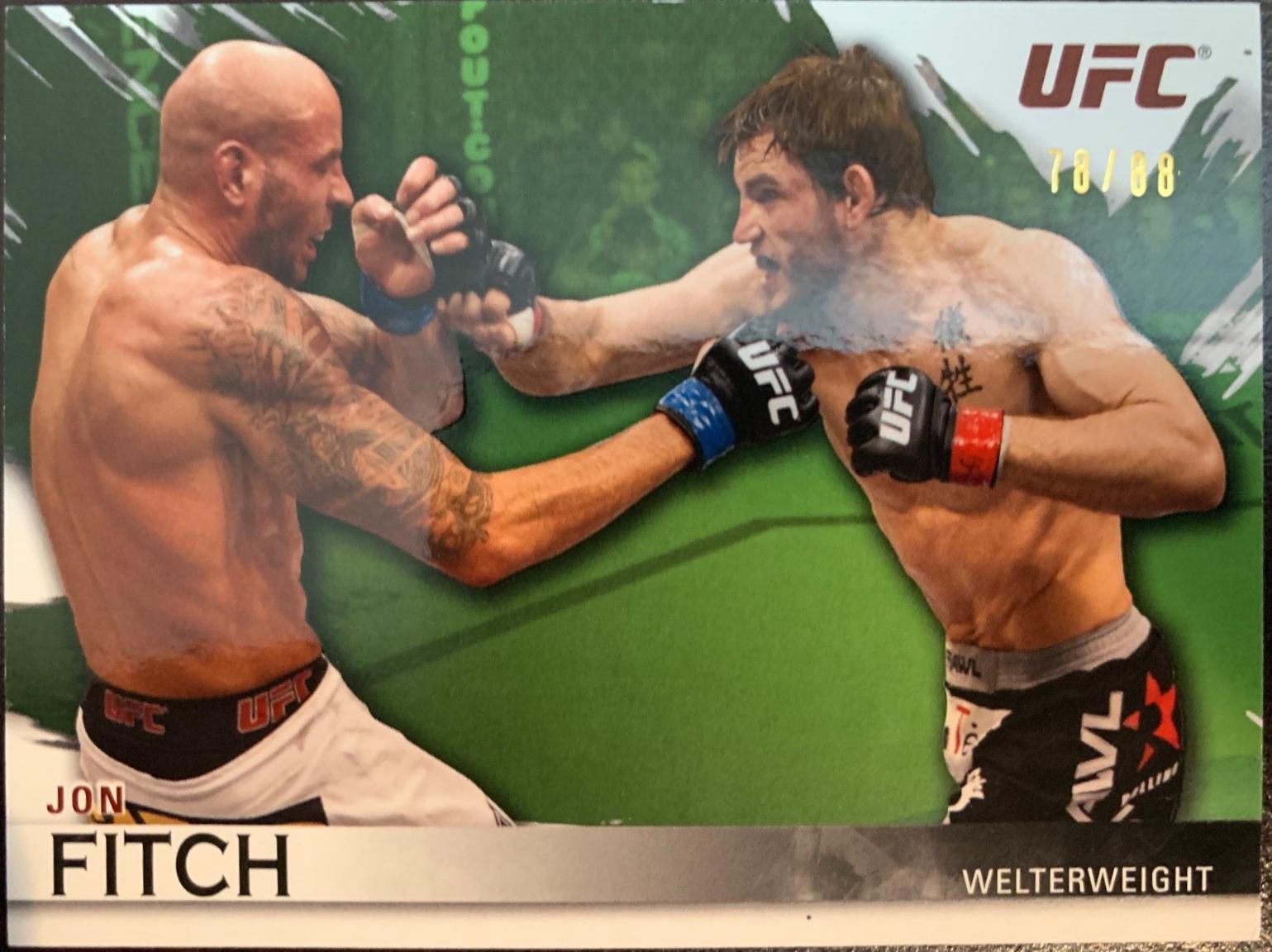Jon Fitch 2010 Topps UFC Knockout Base #19 Green