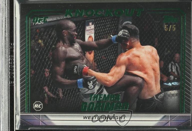 Themba Gorimbo 2024 Topps Knockout UFC Base #62 Emerald
