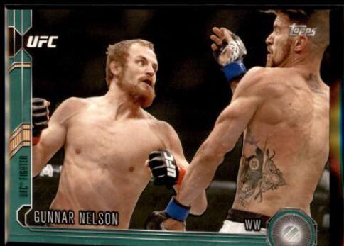 Gunnar Nelson 2015 Topps UFC Chronicles Base #172 Green