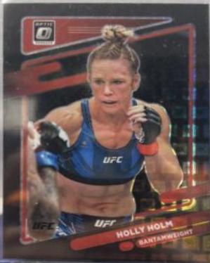 Holly Holm 2022 Panini Donruss Optic UFC Base #25 Black Pandora