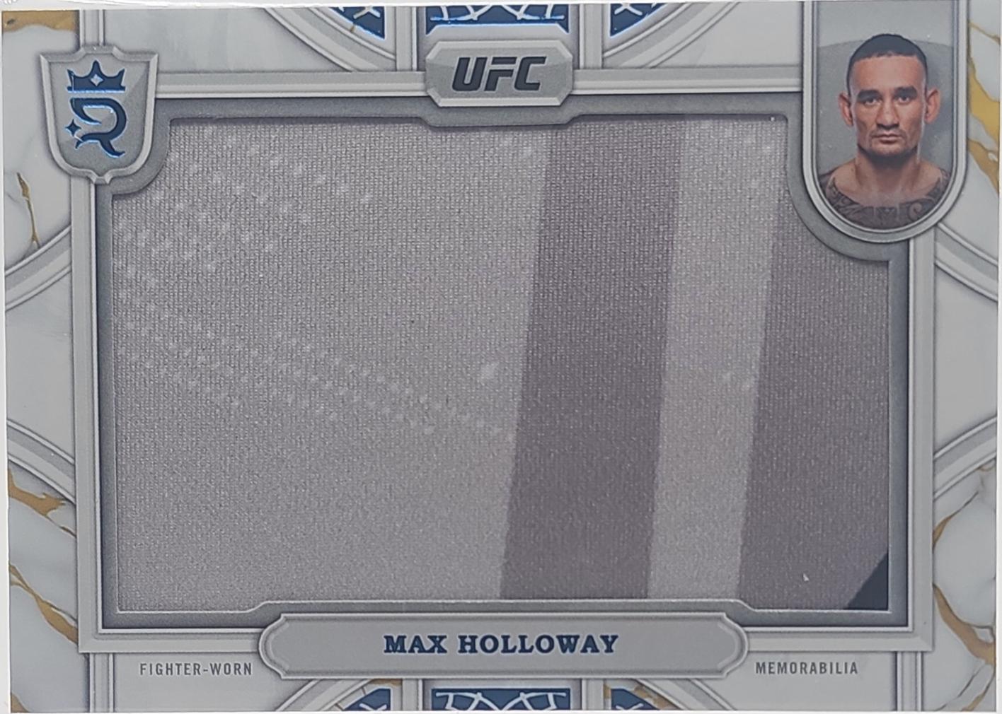 Max Holloway 2024 Topps Royalty UFC Relic Jewels #RCJ-19 Blue