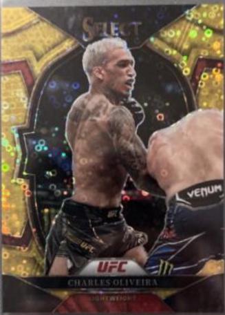 Charles Oliveira 2023 Panini Select UFC Concourse #45 Gold