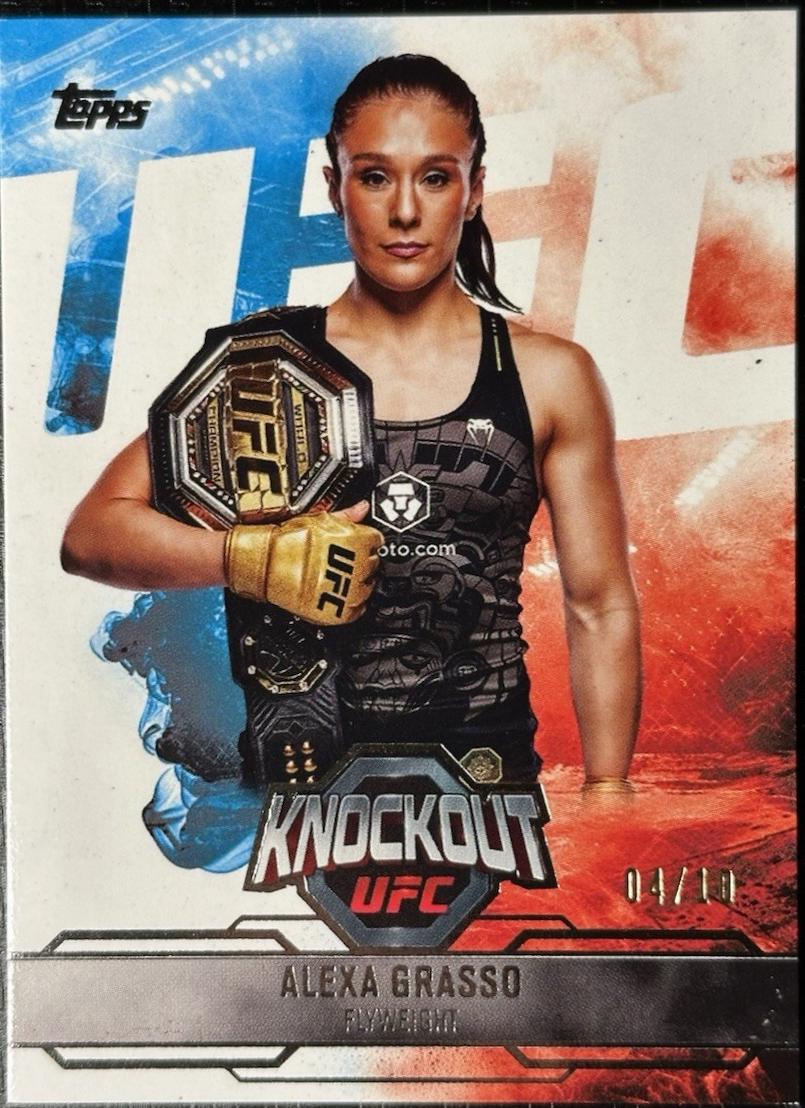 Alexa Grasso 2025 Topps Knockout UFC Base #6 Black