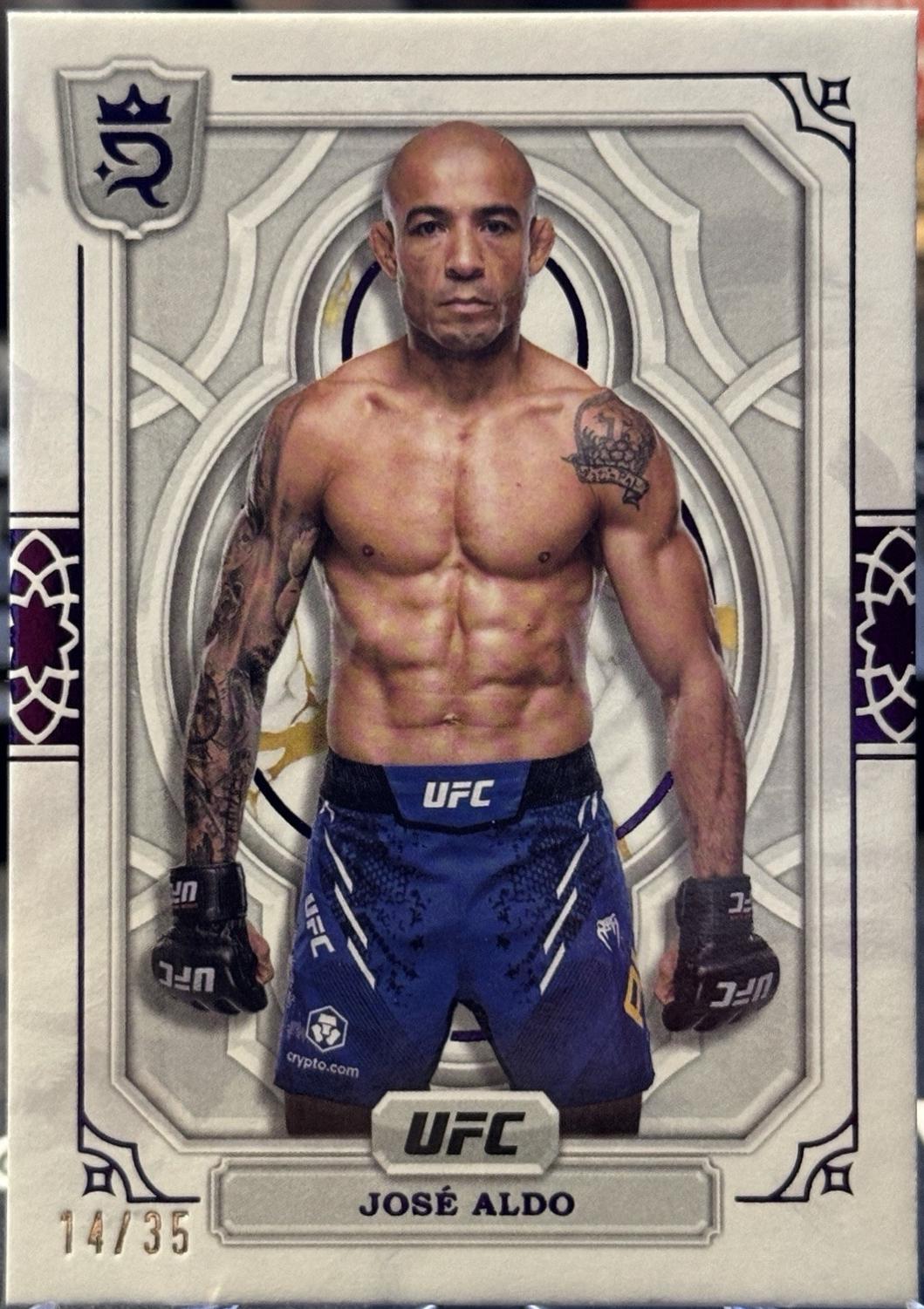 José Aldo 2024 Topps Royalty UFC Base #63 Purple