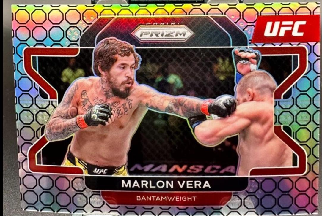 Marlon Vera 2022 Panini Prizm UFC Base #56 Octagon