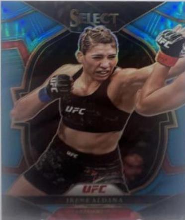 Irene Aldana 2023 Panini Select UFC Concourse #84 Light Blue