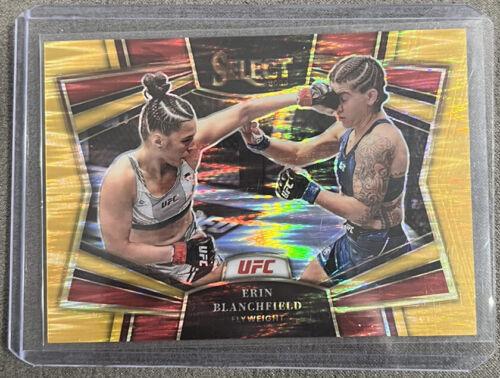 Erin Blanchfield 2023 Panini Select UFC Octagonside #268 Gold Flash