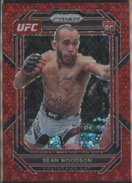 Sean Woodson 2023 Panini Prizm Under Card UFC Base #166 Red