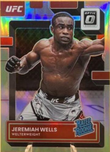 Jeremiah Wells 2023 Panini Donruss Optic UFC Base #136 Holo