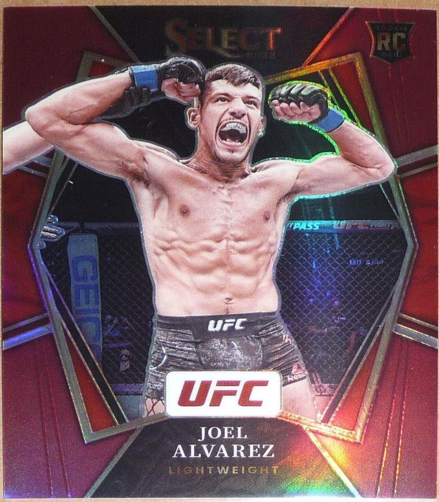 Joel Alvarez 2022 Panini Select UFC Premier Level #150 Maroon
