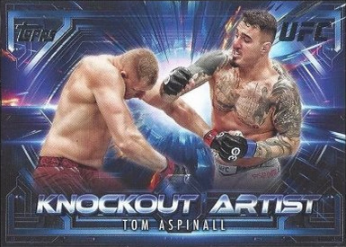 Tom Aspinall 2025 Topps Knockout UFC Knockout Artists #KA-6 Black