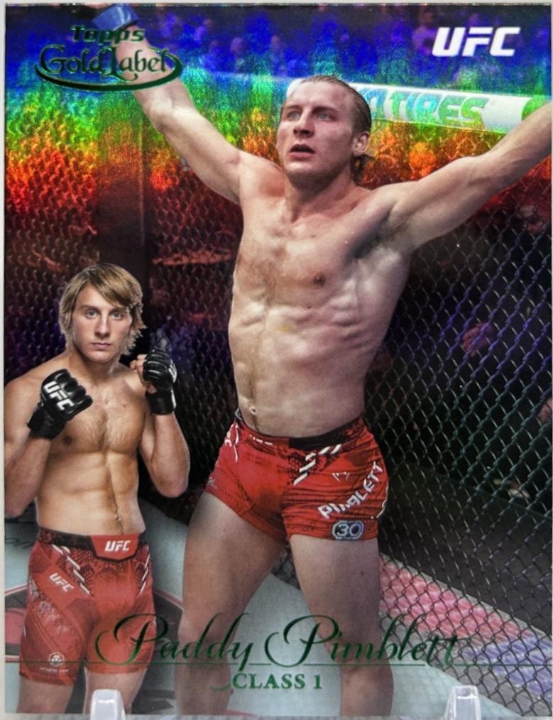 Paddy Pimblett 2024 Topps Gold Label UFC Base Class I #46 Green