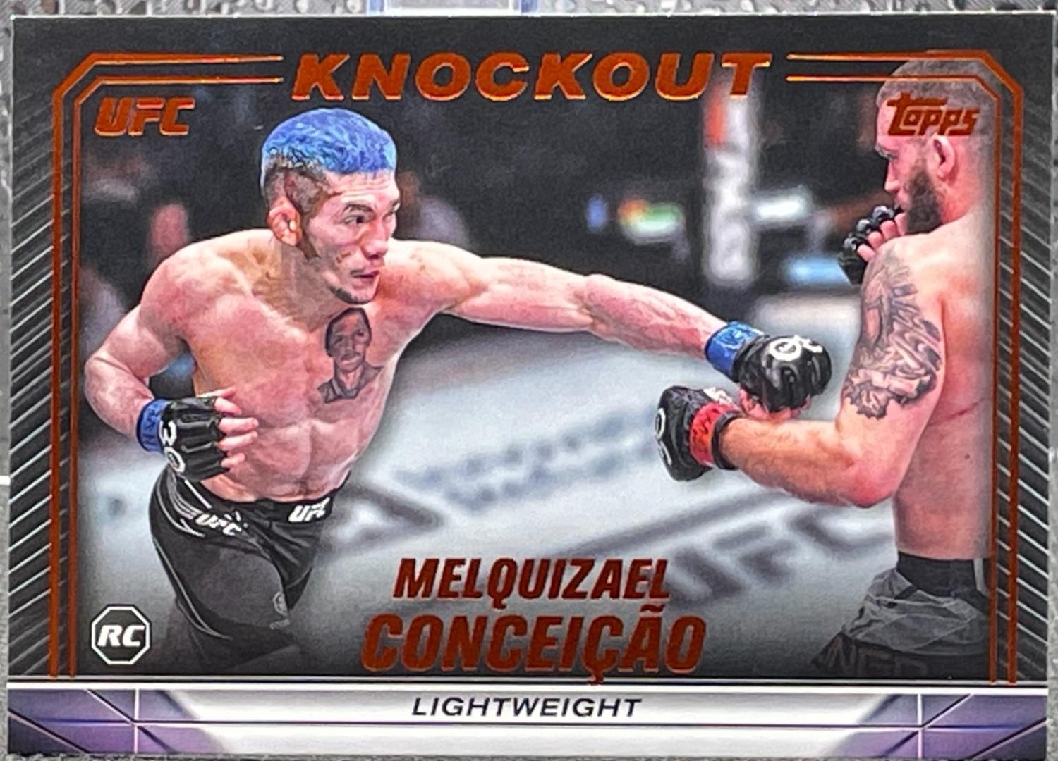 Melquizael Conceição 2024 Topps Knockout UFC Base #57 Orange
