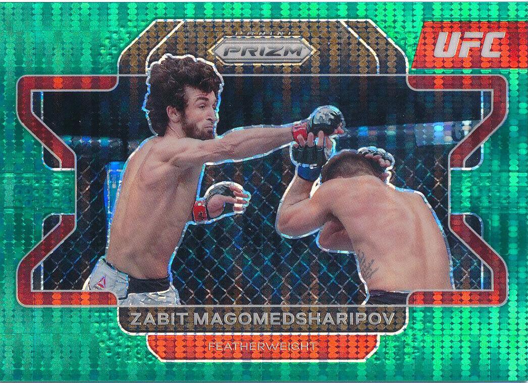 Zabit Magomedsharipov 2022 Panini Prizm UFC Base #82 Green Pulsar