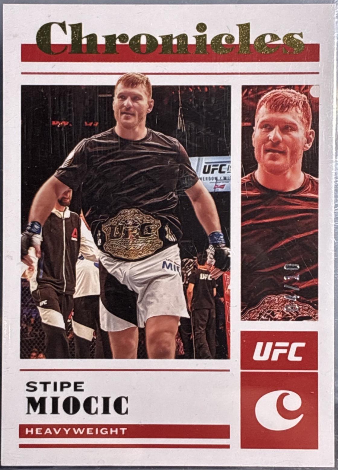 Stipe Miocic 2023 Panini Chronicles UFC Base Chronicles #48 Gold
