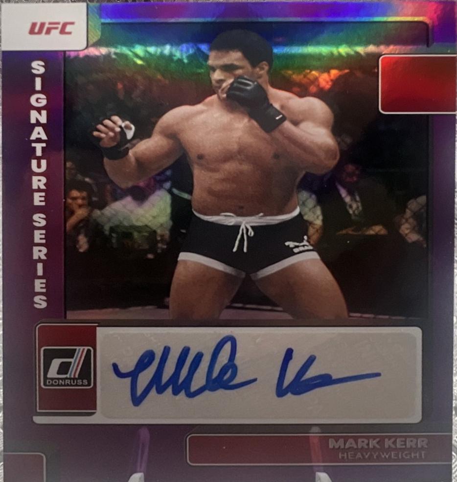 Mark Kerr 2023 Panini Donruss UFC Signature Series #12 Gold