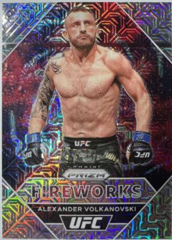 Alexander Volkanovski 2021 Panini Prizm UFC Fireworks #11 Mojo