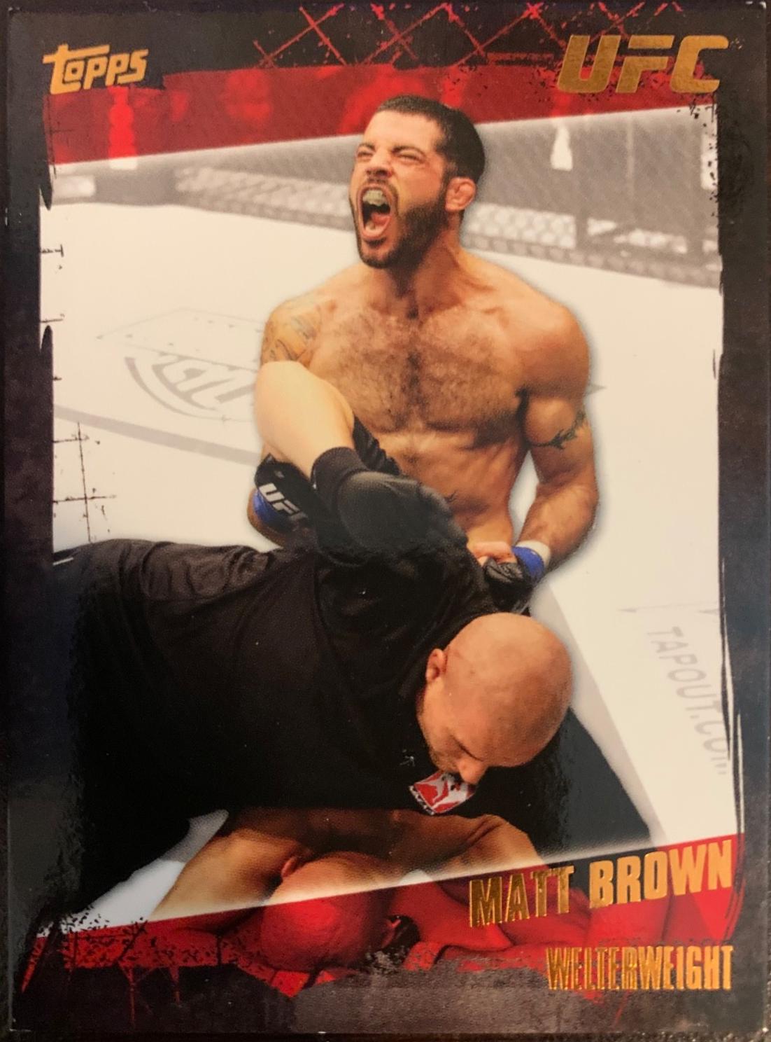 Matt Brown 2010 Topps UFC Base #27 Bronze