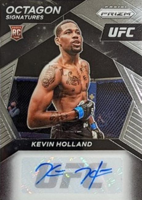 Kevin Holland 2021 Panini Prizm UFC Octagon Signatures #OS-KHL