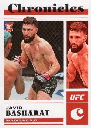 Javid Basharat 2023 Panini Chronicles UFC Base Chronicles #84 Gold
