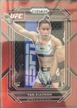 Yan Xiaonan 2023 Panini Prizm UFC Base #188 Red