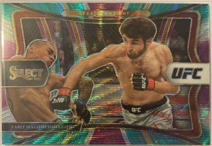 Zabit Magomedsharipov 2021 Panini Select UFC Premier Level #128 Tri Color
