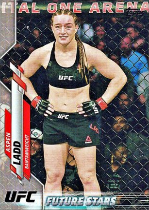 Aspen Ladd 2020 Topps UFC Base #80 Red