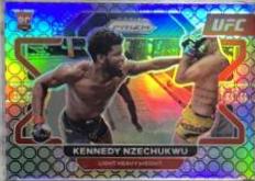 Kennedy Nzechukwu 2022 Panini Prizm UFC Base #74 Octagon