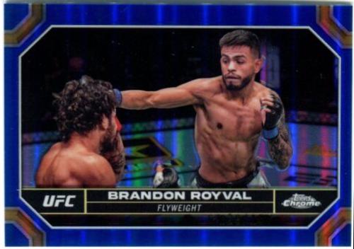 Brandon Royval 2024 Topps Chrome UFC Base #31 Blue Refractor