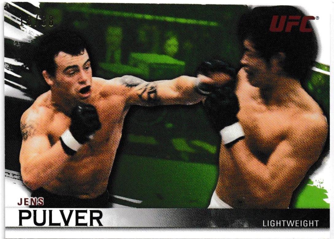 Jens Pulver 2010 Topps UFC Knockout Base #5 Green