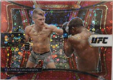 Stephen Thompson 2021 Panini Select UFC Premier Level #102 Red Disco