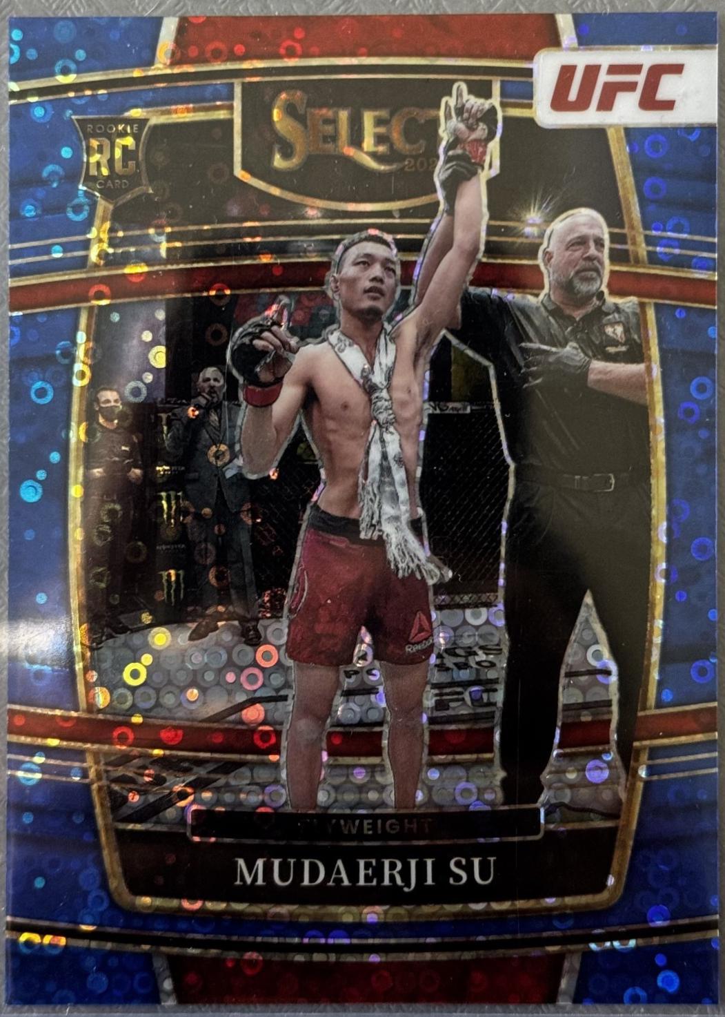 Su Mudaerji 2022 Panini Select UFC Concourse #73 Blue Disco