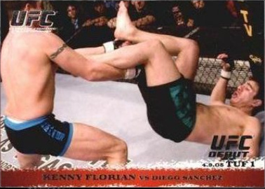 Kenny Florian / Diego Sanchez 2009 Topps UFC Round 1 Base #26 Black
