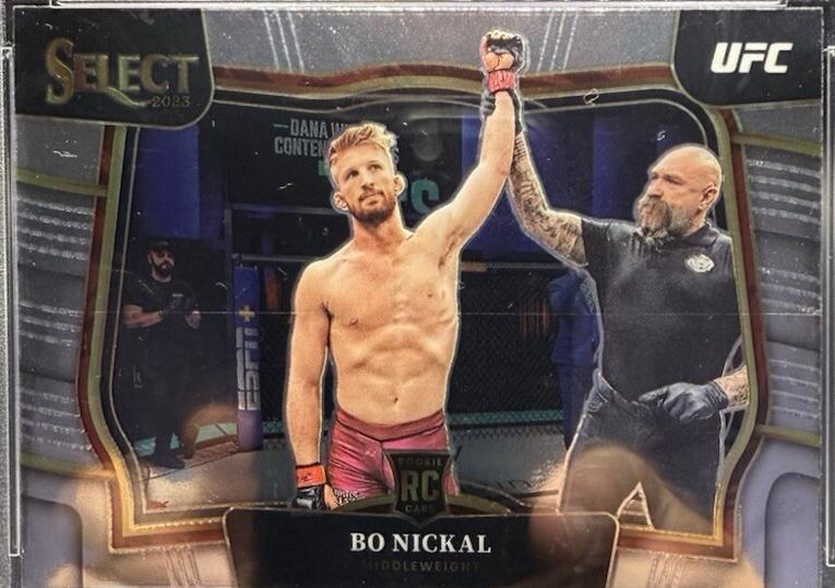 Bo Nickal 2023 Panini Select UFC Octagonside #284 Red Blue Base