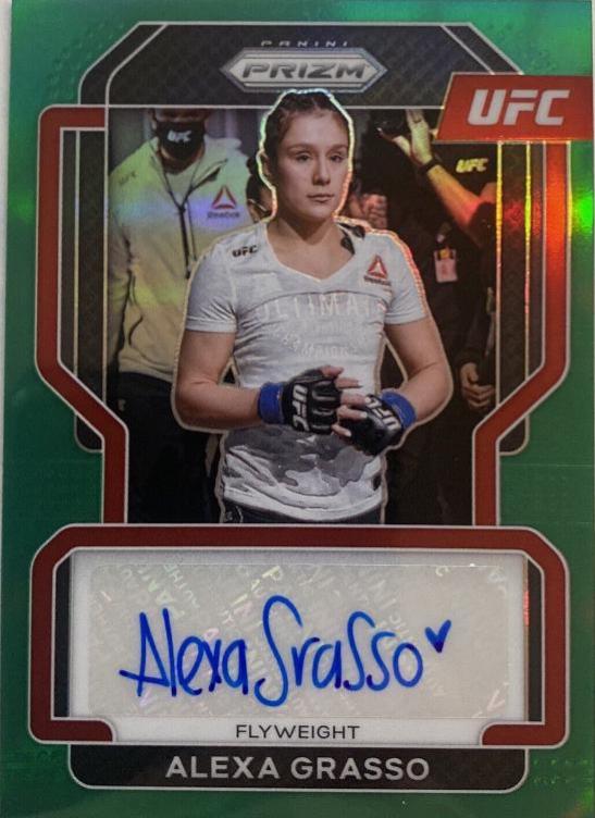 Alexa Grasso 2022 Panini Prizm UFC Signatures #35 Green