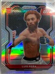 Luis Pena 2021 Panini Prizm UFC Base #27 Silver