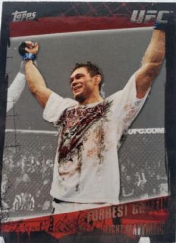 Forrest Griffin 2010 Topps UFC Base #12 Silver