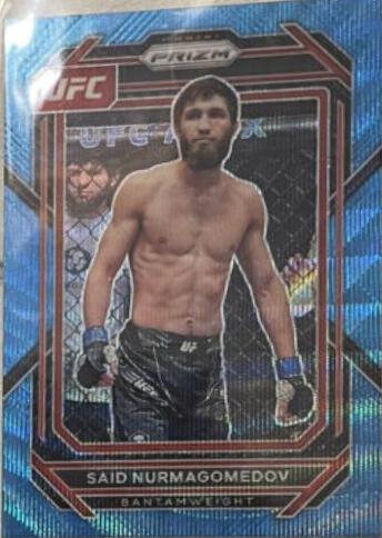 Said Nurmagomedov 2023 Panini Prizm UFC Base #104 Blue Wave