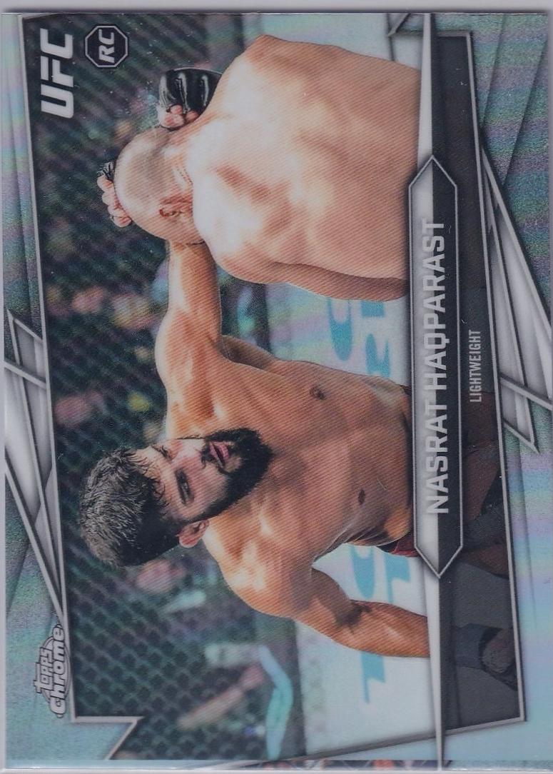 Nasrat Haqparast 2026 Topps Chrome UFC Base #174 Refractor