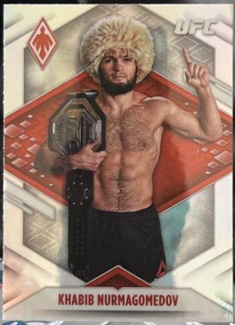 Khabib Nurmagomedov 2022 Panini Chronicles UFC Base Phoenix #318 Silver