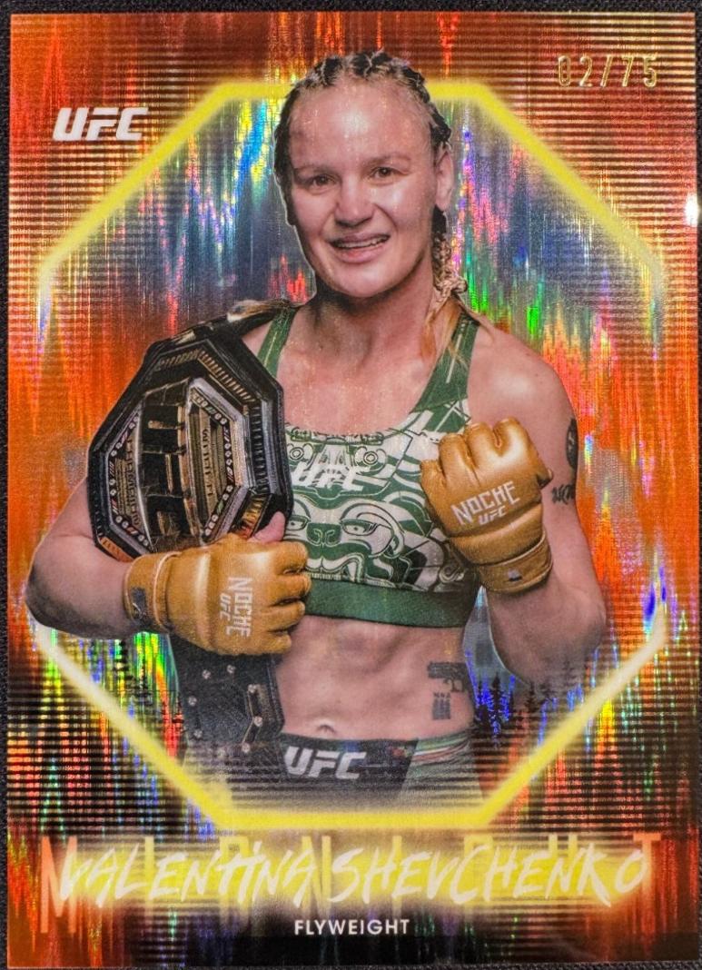Valentina Shevchenko 2025 Topps Midnight UFC Base #83 Dusk