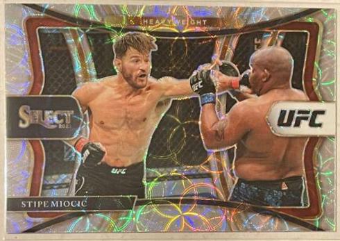 Stipe Miocic 2021 Panini Select UFC Premier Level #104 Silver