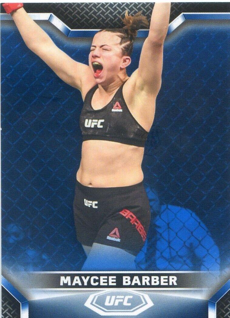 Maycee Barber 2020 Topps UFC Knockout Base #10 Blue