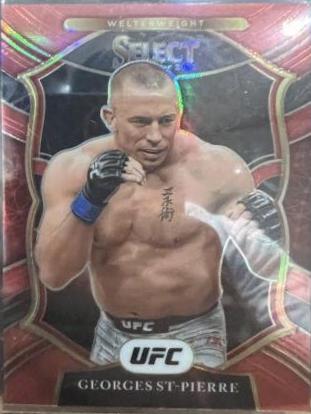 Georges St-Pierre 2021 Panini Select UFC Concourse #14 Red