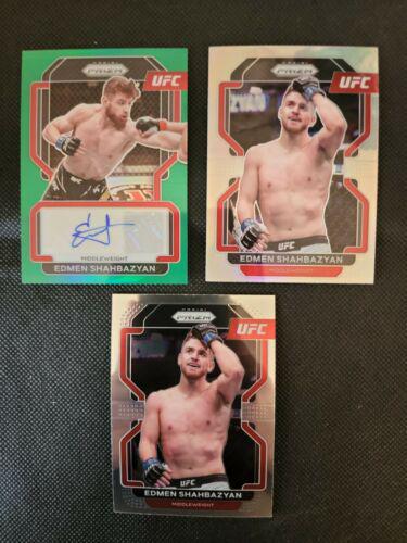 Edmen Shahbazyan 2022 Panini Prizm UFC Signatures #19 Silver