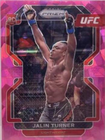 Jalin Turner 2022 Panini Prizm UFC Base #164 Pink Ice
