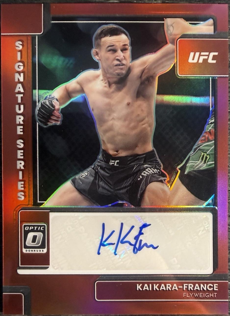 Kai Kara-France 2023 Panini Donruss Optic UFC Signature Series #8 Red