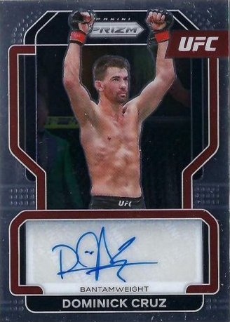 Dominick Cruz 2022 Panini Prizm UFC Signatures #30 Black